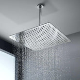 Fossa 16"x1 6" Rain Shower - Fossa Square High Pressure Shower Head Made of 304 Stainless Steel( shower head only )